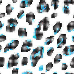 print fur leopard dots pattern vector image