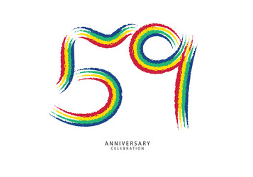 Number 59 Vector Images (over 400)