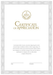 certificate template diploma of modern design vector