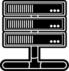 silhouette wifi router technology to web access vector image