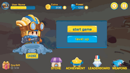 complete set of level button game ui pop-up icon vector image