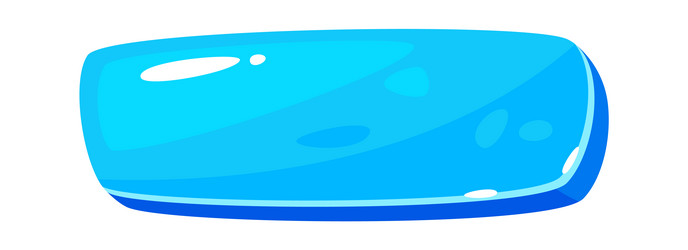 glossy web game button vector image