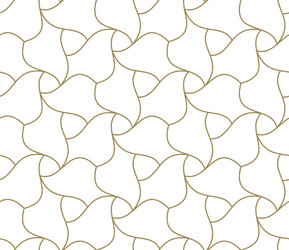 seamless pattern with abstract geometric line vector image