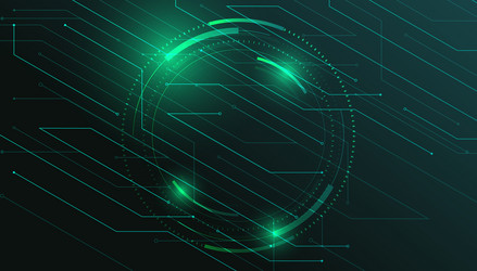 technology connection digital data abstract vector image