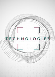 visualization background technology for big data vector image