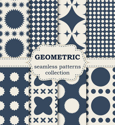 Geometric Pattern Collection vector image