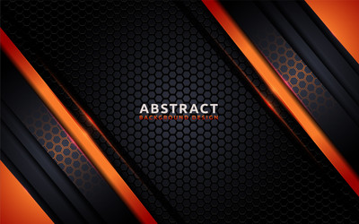 modern tech background with overlap layer design vector image