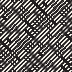 black and white irregular dashed lines pattern vector image