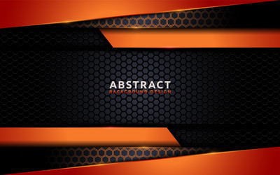 modern tech background with overlap layer design vector image