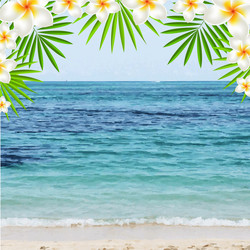 Tropical Frangipani Poster Vector Image