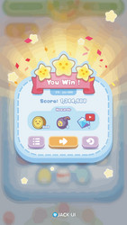 complete set of level button game ui pop-up icon vector image