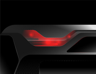 Red lighting metal surface concepts Royalty Free Vector