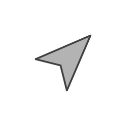 send icon in colored version vector image