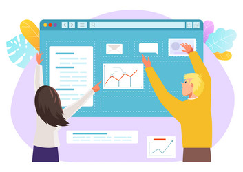 Computer Programming Development vector image