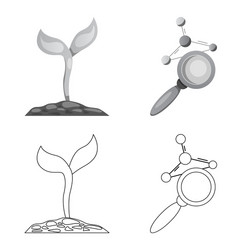isolated object of and sign set s vector image
