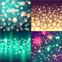 creative bokeh universal texture abstract colorful vector image