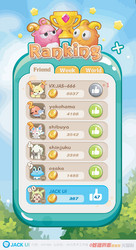 complete set of level button game ui pop-up icon vector image