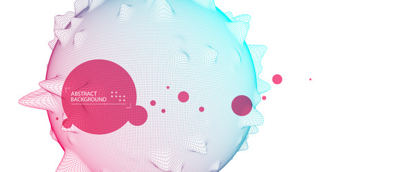 modern science and technology background abstract vector image