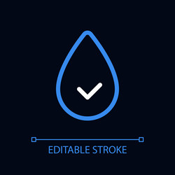 hydration pixel perfect color linear ui icon vector image