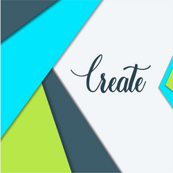 material design of abstract elements vector image