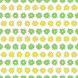 Seamless pattern background lemon and lime vector