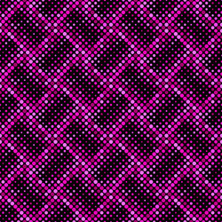 deep pink geometrical seamless circle pattern vector