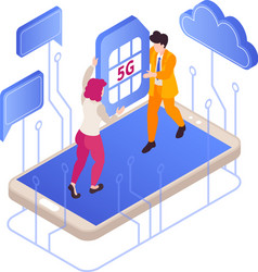 5g internet vector