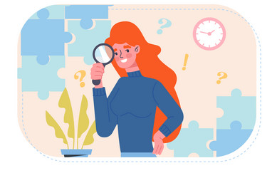 defining problem setting goal finding solution vector image