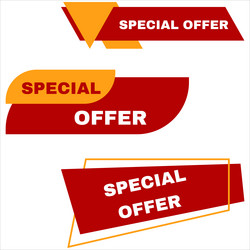 Special Offer Banner Royalty Free Vector Image