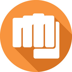 fist icon vector