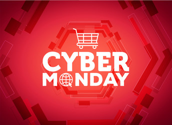 Cyber monday sale vector