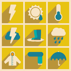 flat with shadow concept and mobile application vector image