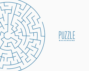geometric maze puzzle pattern background think vector image