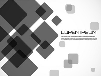 abstract geometric background with squares vector image