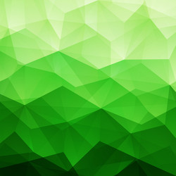Abstract Green Triangle Pattern vector image
