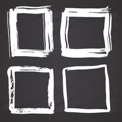 frames and text boxes grunge textured hand drawn vector image