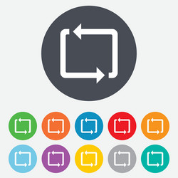 Loop Refresh Icon vector image