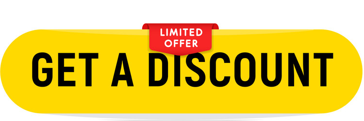 web button template get a discount vector image