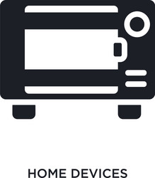 home devices isolated icon simple element from vector image