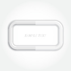 3d abstract background and rectangle icon design vector image