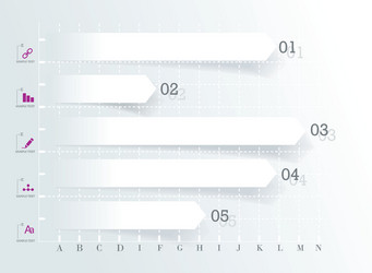 conceptual design template infographics element vector image