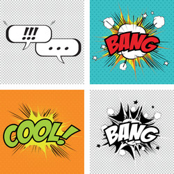 different pop art objects on a special background vector image