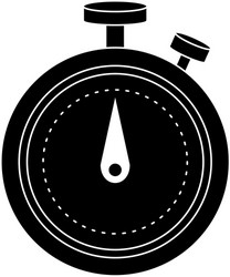 analog chronometer icon image vector image