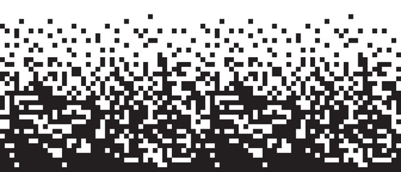 dissolve pixel disperse blocks dust fragment vector image
