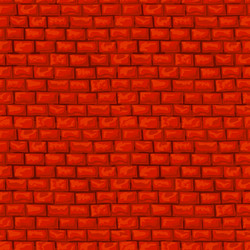 Red brickwork seamless pattern vector