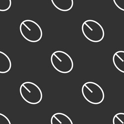seamless mouse pattern vector image