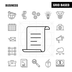 business line icon for web print and mobile uxui vector image