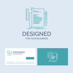 code coding file programming script business logo vector image