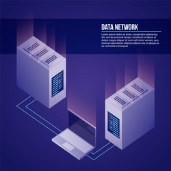 data network related vector image