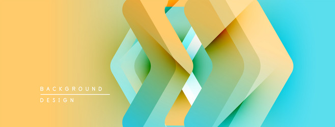 abstract geometric pattern overlapping squares vector image